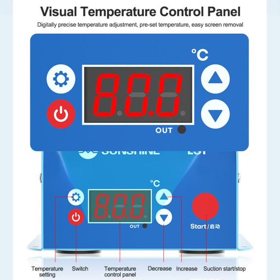 SUNSHINE LS1 Mobile Phone LCD Screen Repair Heated Separator Curved Straight Screen Frame Removal Machine