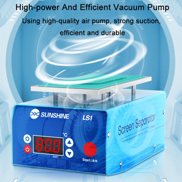 SUNSHINE LS1 Mobile Phone LCD Screen Repair Heated Separator Curved Straight Screen Frame Removal Machine