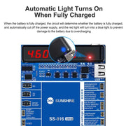 SUNSHINE SS-916 Ultra Charging Activation Fixture 5-9V Adaptive Voltage Support iPhone 16 Series and Android Models