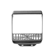 For Tesla New Model 3 / Y Car Rear Air Conditioning Vent Protection Frame, Style: Matte Carbon Pattern