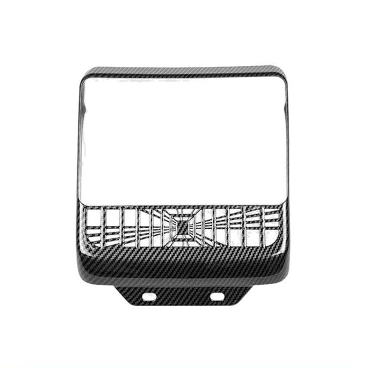 For Tesla New Model 3 / Y Car Rear Air Conditioning Vent Protection Frame, Style: Glossy Carbon Pattern