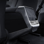 For Tesla New Model 3 / Y Car Rear Air Conditioning Vent Protection Frame, Style: Matte Carbon Pattern
