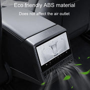 For Tesla New Model 3 / Y Car Rear Air Conditioning Vent Protection Frame, Style: Matte Carbon Pattern