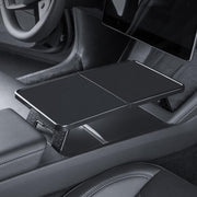 For Tesla Model Y / 3 Car Front Center Control Plate Folding Tray Table(Black)