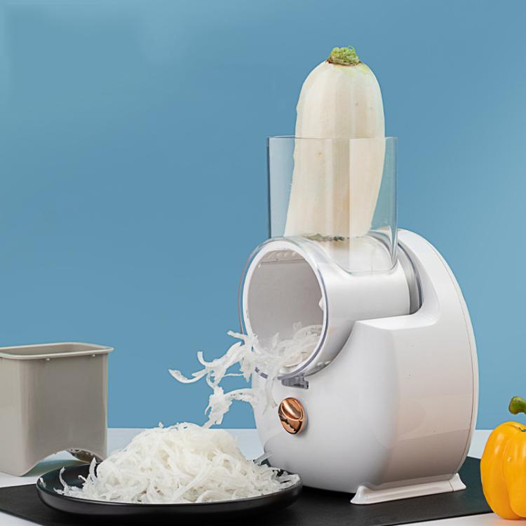 CY-661 3-in-1 Kitchen Multifunctional Roller Electric Vegetable Cutter, Spec: Green Wireless Model