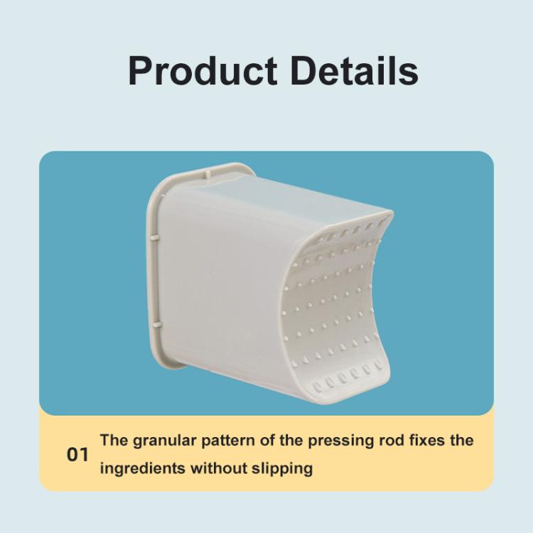 CY-661 3-in-1 Kitchen Multifunctional Roller Electric Vegetable Cutter, Spec: White Wireless Model