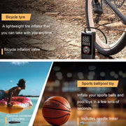 ATJ-004 Smart Wireless Digital Display Portable Car Tire Pump Multi-Function Inflator(Lithium Battery Model)