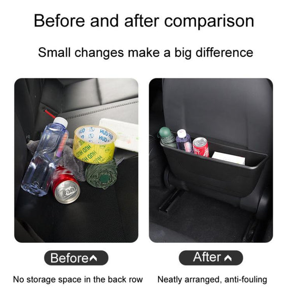 For Tesla Model 3 / Y Car Seat Rear Wet And Dry Storage Boxes