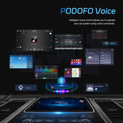 4+64G 10 Inch Android 13.0 Universal Player Car Reversing Center Control Integrated Machine(Standard)