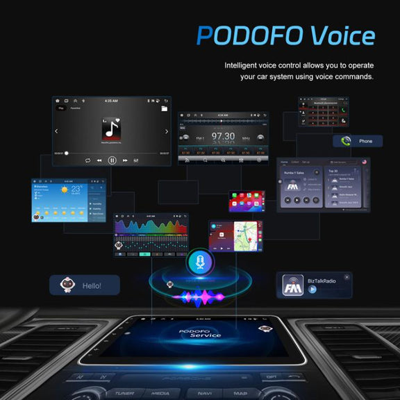 4+64G 10 Inch Android 13.0 Universal Player Car Reversing Center Control Integrated Machine(Standard)
