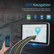 4+64G 10 Inch Android 13.0 Universal Player Car Reversing Center Control Integrated Machine(Standard)