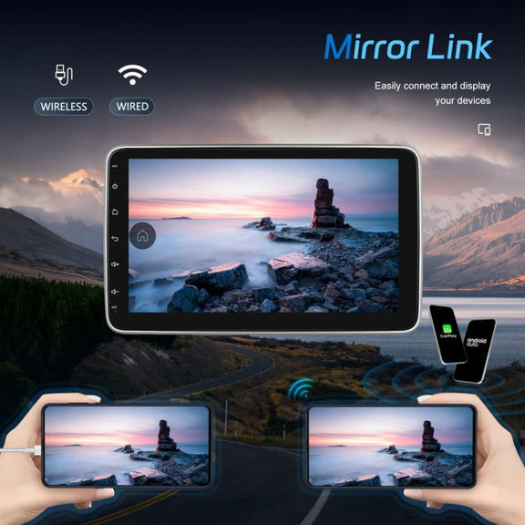 4+64G 10 Inch Android 13.0 Universal Player Car Reversing Center Control Integrated Machine(Standard)