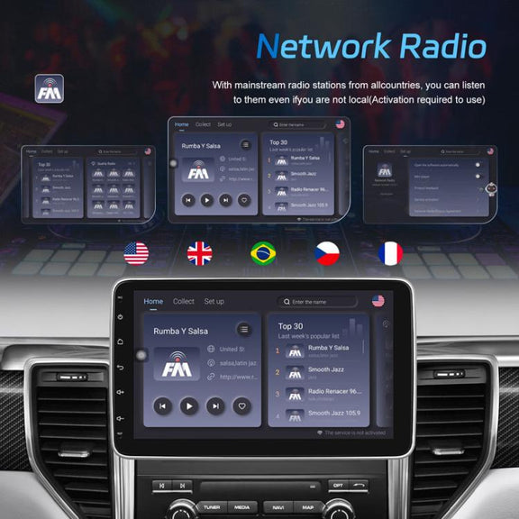 4+64G 10 Inch Android 13.0 Universal Player Car Reversing Center Control Integrated Machine(Standard)