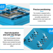 SUNSHINE SS-T12B 9 In 1 Mobile Phone Motherboard Smart Repair Heating Platform Kit Support IP7G-16PM/Android Universal