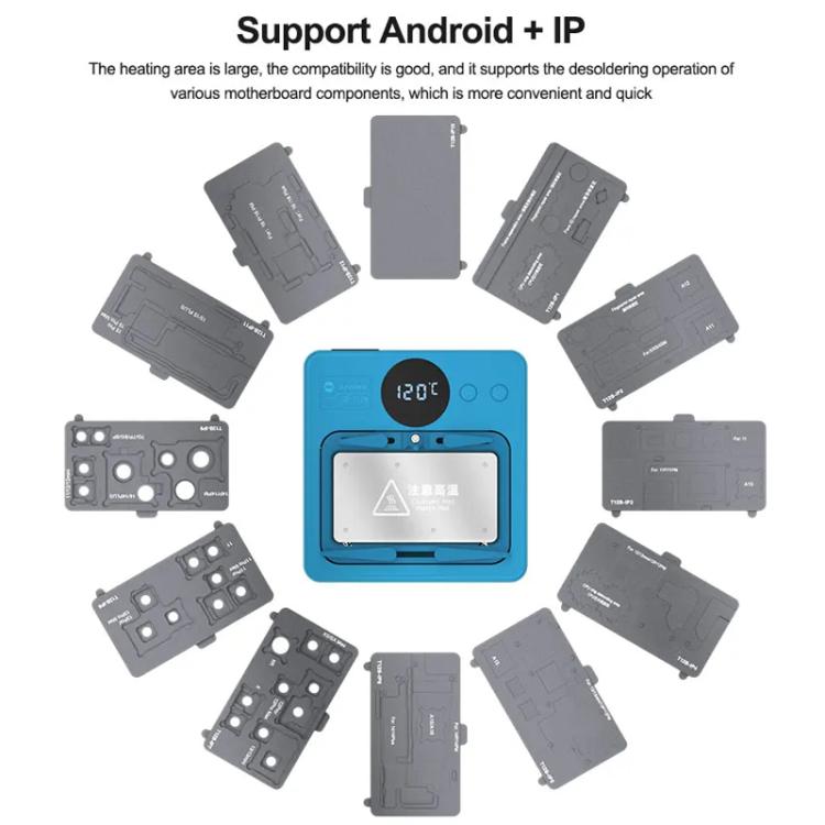 SUNSHINE SS-T12B 9 In 1 Mobile Phone Motherboard Smart Repair Heating Platform Kit Support IP7G-16PM/Android Universal