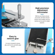 SUNSHINE S-918F Plus 5 In 1 Curved Screen Separator Mobile Phone LCD Screen Repair Separator Heating Platform(EU Plug)