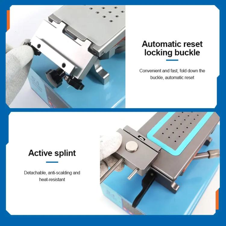 SUNSHINE S-918F Plus 5 In 1 Curved Screen Separator Mobile Phone LCD Screen Repair Separator Heating Platform(EU Plug)