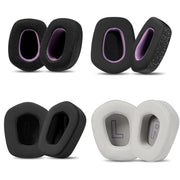For Logitech G733 LIGHTSPEED Headset 1pair Ear Pads Sponge Soft Cushion, Color: Ice Feeling Black Purple