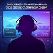 For Logitech G733 LIGHTSPEED Headset 1pair Ear Pads Sponge Soft Cushion, Color: Black
