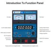 SUNSHINE P3 DC Regulated Power Supply 5V/8.4V/15V Switching Mobile Phone Repair Regulated Power Supply Meter(US Plug 110V)