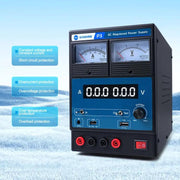 SUNSHINE P3 DC Regulated Power Supply 5V/8.4V/15V Switching Mobile Phone Repair Regulated Power Supply Meter(US Plug 110V)