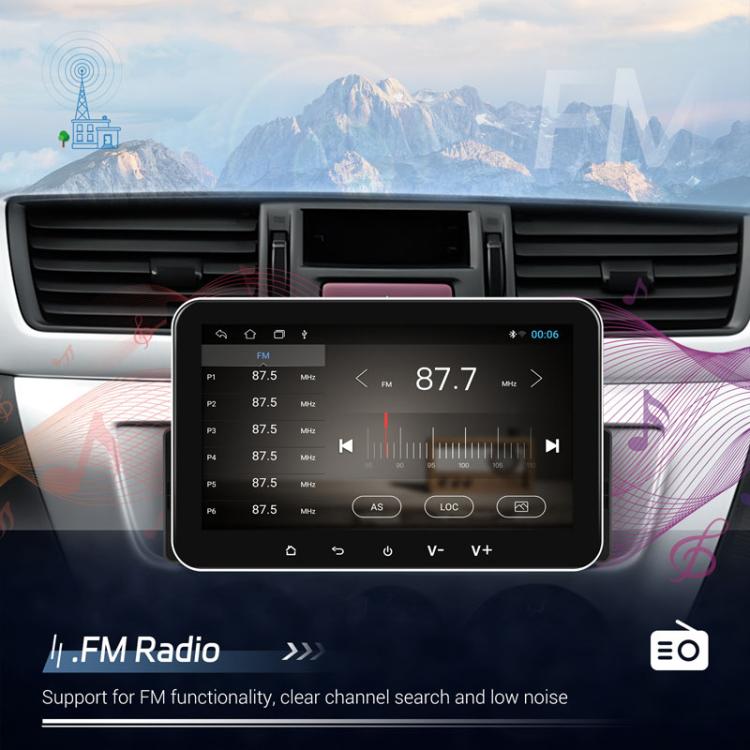 7 inch Horizontal Screen Android 13.0 Single Spindle Universal Car Multimedia Player, Style: Standard