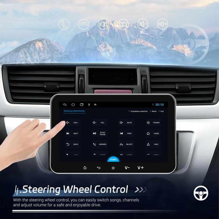 7 inch Horizontal Screen Android 13.0 Single Spindle Universal Car Multimedia Player, Style: Standard