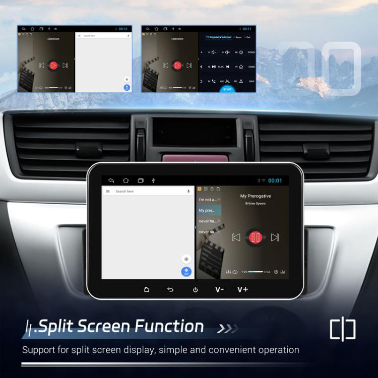 7 inch Horizontal Screen Android 13.0 Single Spindle Universal Car Multimedia Player, Style: Standard