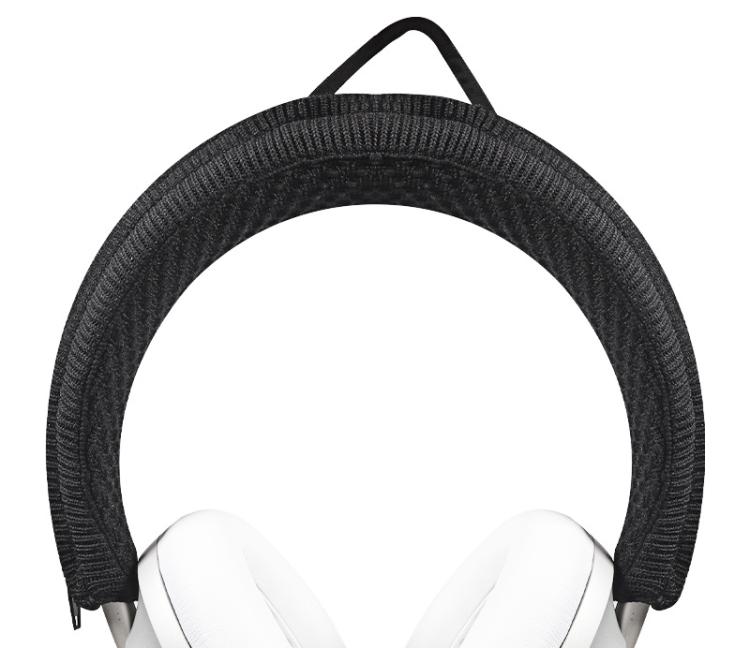 For BOSE NC700 Headphone Knitted Headbeam Cover Headband Protective Cushion(Black)