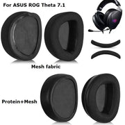 1pair Protein Mesh Earpads For ASUS ROG Theta 7.1 Headphone Accessories