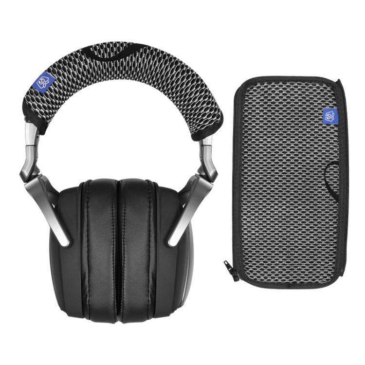 For ASUS ROG Delta S Headphone Head Beam Cover Headband Cushion(White Grid)