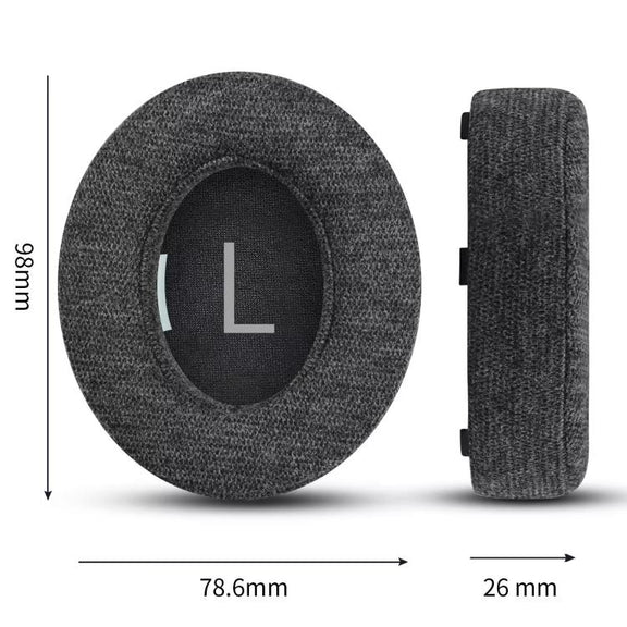 For Bose NC700 Headphones 1pair Cotton Earpads Earmuffs Sponge Cover(Black)