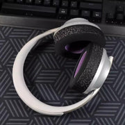 For Bose NC700 Headphone 1pair Ice Gel Ear Pads Earmuffs Protective Cover(Honeycomb Ice Black Orange)
