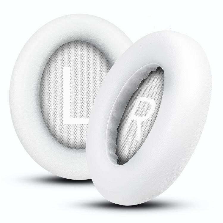 For Bose NC700 Headset 1pair Lambskin Earpads Sponge Cover Earmuffs(White)