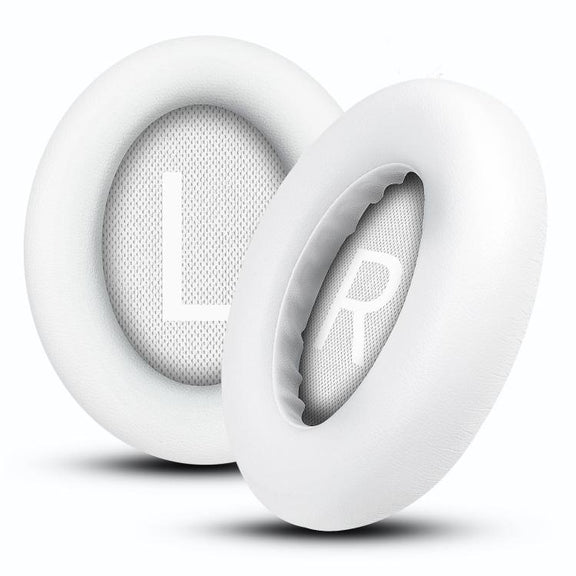 For Bose NC700 Headset 1pair Lambskin Earpads Sponge Cover Earmuffs(White)