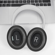 For Bose NC700 Headset 1pair Lambskin Earpads Sponge Cover Earmuffs(Black)
