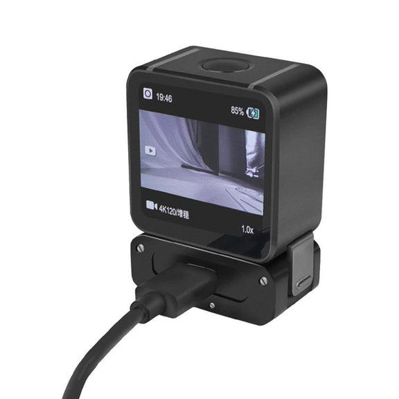 For DJI Osmo Action 2 Camera Magnetic Charging Base with 1/4 Inch & Arri Hole, Spec: Set C