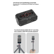 For DJI Osmo Action 2 Camera Magnetic Charging Base with 1/4 Inch & Arri Hole, Spec: Set D