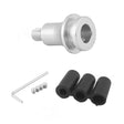 For M12 x 1.25 Car Modified Gear-Head Thread Converter Gear Lever Adapter(Silver) - Shift Knob by PMc TechLife | Online Shopping South Africa | PMc TechLife | Buy Now Pay Later Mobicred