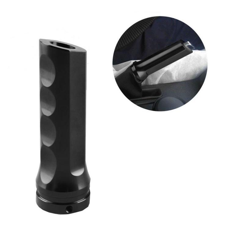 Car Modified Sluminum Slloy Handbrake Cover Universal Handbrake Handle Protector(Silver)