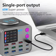 MaAnt DianBa No.2 USB Multi-port Mobile Phone Repair Desktop Charging Station EU Plug
