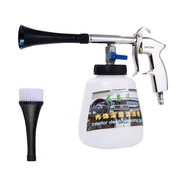 Car Tornado Cleaning Dust Blowing High Pressure Pneumatic Spray Tool(US Connector)