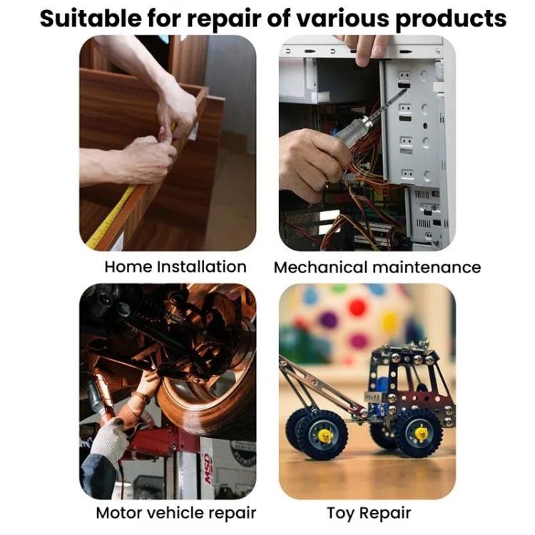18 In 1 Multifunctional Combination Retractable Dual-purpose Screwdriver Set Iso-U Phillips Screwdriver Repair Tools