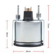 Car Modification Instrument Dual Scale Direct Sensor Oil Pressure Gauge
