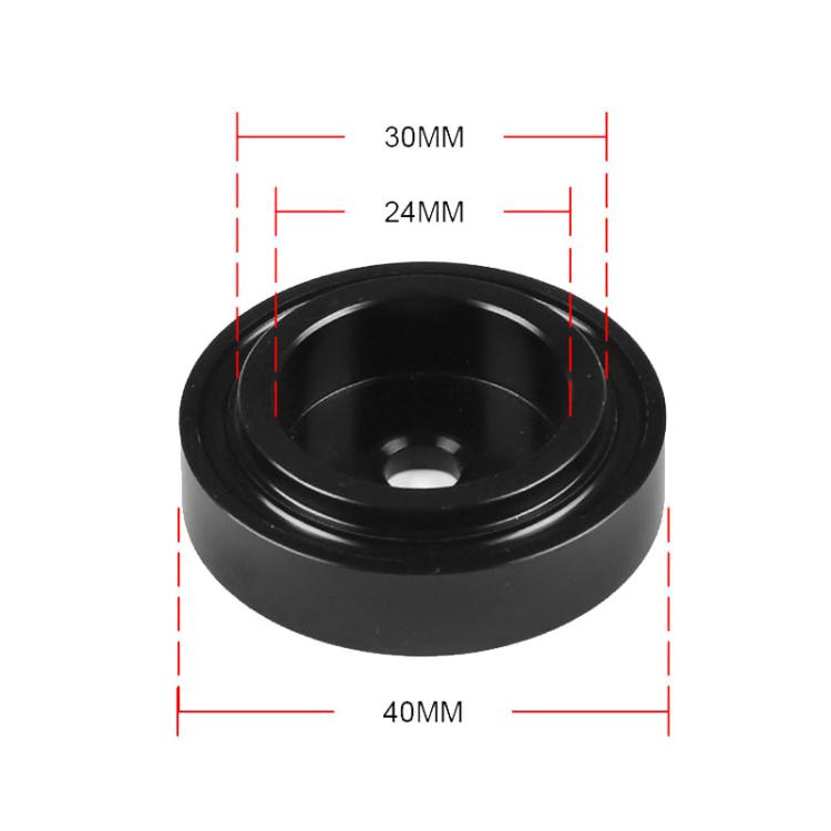 Car Tuning Accessories Rear Wiper Arm Plug Cover For Honda / Mazda / Volvo(Black)