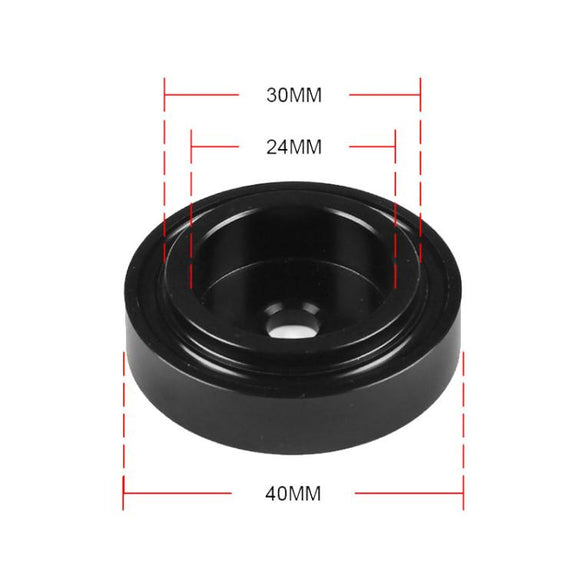 Car Tuning Accessories Rear Wiper Arm Plug Cover For Honda / Mazda / Volvo(Black)