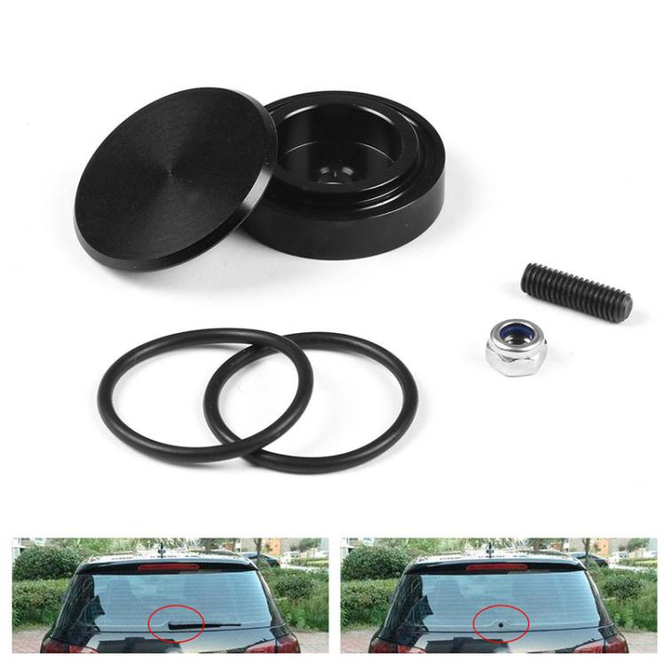 Car Tuning Accessories Rear Wiper Arm Plug Cover For Honda / Mazda / Volvo(Black)