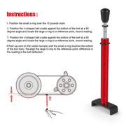 Motorcycle Belt Tension Test Tool For Belt Replacement / Adjustment Or Wheel Repair(Red)