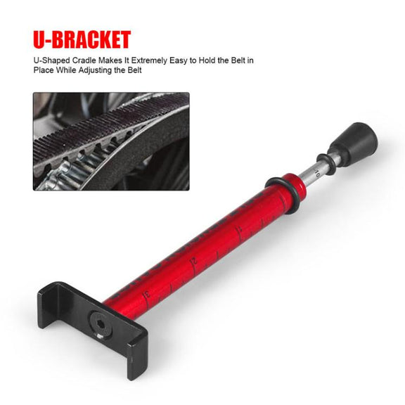 Motorcycle Belt Tension Test Tool For Belt Replacement / Adjustment Or Wheel Repair(Gold)