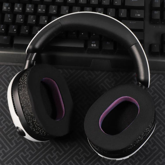 For SteelSeries Arctis Nova Pro 1 / 3 / 7 Headphone 1pair Earpads Earmuffs Sponge Cover Wired Weaving